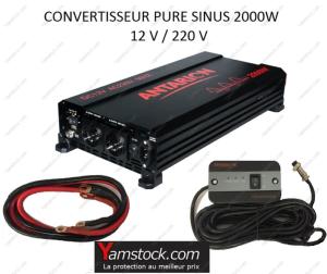 Convertisseur De Tension Pur Sinus 1500w 12v / 220v